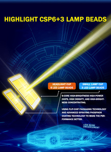 ชุดติดตั้งเพิ่มไฟหน้ารถยนต์แบบไม่ทำลาย,เลนส์โปรเจคเตอร์ Bi-Led H4 Bi Led ระบบไฟอัตโนมัติ