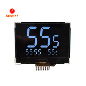Custom Cob Cog Type Serial Port Monochrome <strong>7</strong> <strong>Segment</strong> Thermostat <strong>Lcd</strong> <strong>Display</strong> with <strong>Temperature</strong> and Humidity - Product Image 5
