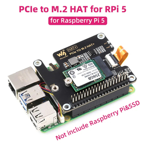 Raspberry Pi 5 PCIe to M.2 HAT NVME scheda di espansione ad alta velocità con 16P cavo GPIO supporto dispositivo di raffreddamento attivo per RPI 5 Pi5