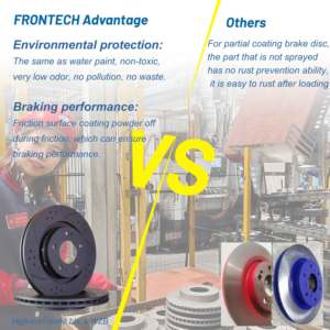 Suku cadang Jepang berkualitas tinggi cakram rem depan untuk Nissan Sylphy B17 - Product Image 6