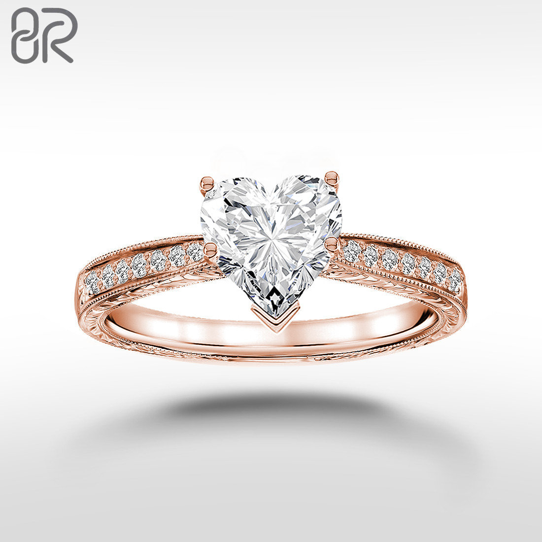 14K Gold+Lab Diamond