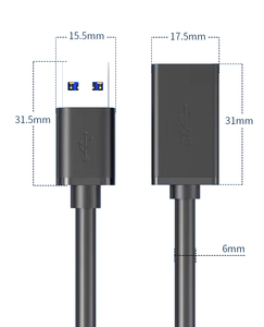 1M USB 3.0延长线公对母电脑USB驱动器鼠标键盘键盘延长线数据线 - Product Image 5