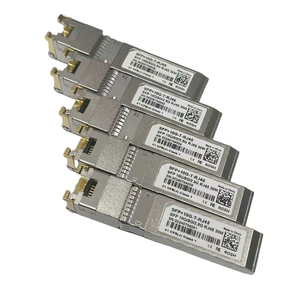 Fabrika fiyat uyumlu 10G/ 5G/2.5G SFP + 10G-T-RJ45 alıcı-verici modülü veri sayfası Ethernet bakır kablo, 30m, RJ45 konnektör - Product Image 1