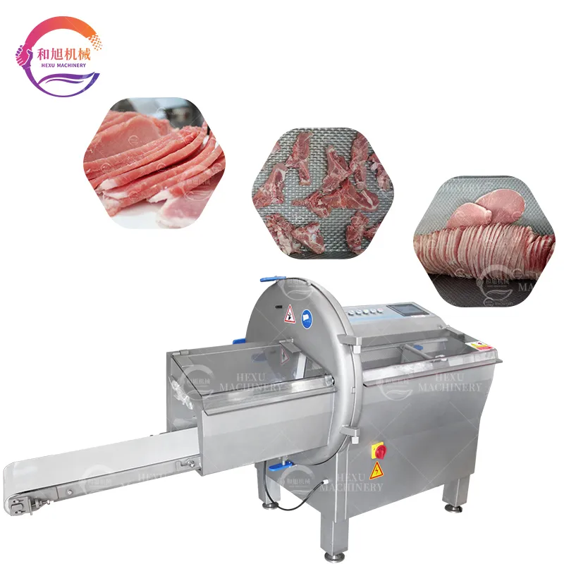 Máquina Industrial para cortar carne fresca, cortadora comercial de carne, jamón y Bacon