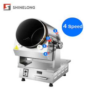 Shinelong หุ่นยนต์ทำอาหารอัจฉริยะหมุนได้, เครื่องทำอาหารอัตโนมัติสำหรับร้านอาหารหม้อหุงข้าวหุ่นยนต์ทำอาหารอัจฉริยะ