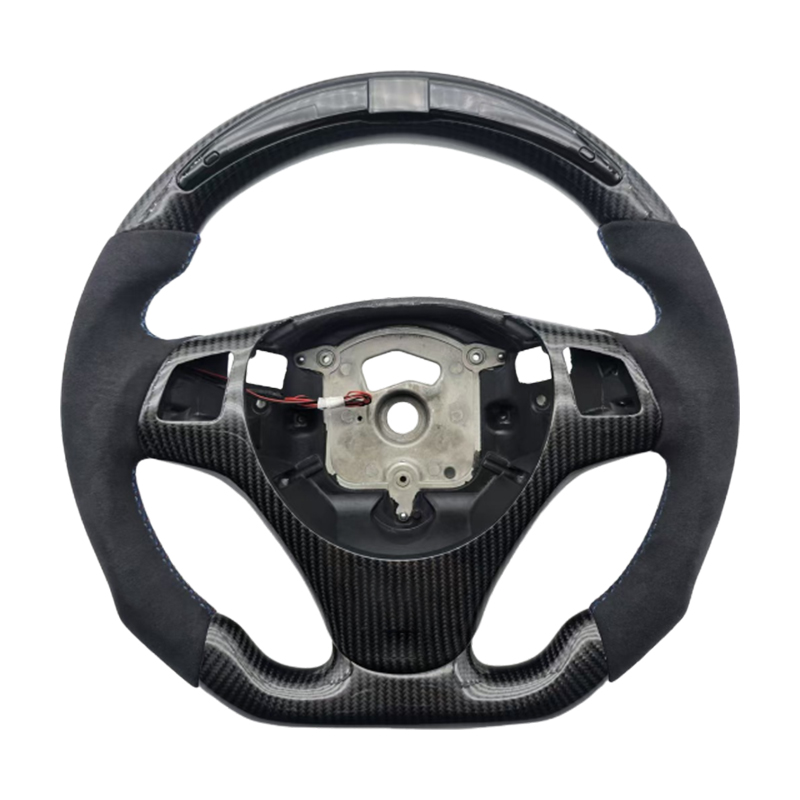 ชุด M ที่มีรู + Alcantara + M stitching + Carbon Fibre + LED