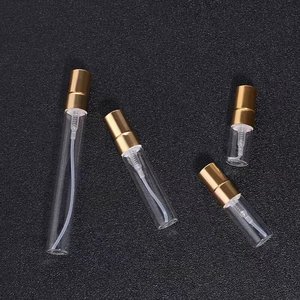 2毫升3毫升5毫升10毫升透明玻璃香水瓶迷你空样品瓶雾化器喷雾瓶带纸盒和印刷 - Product Image 1
