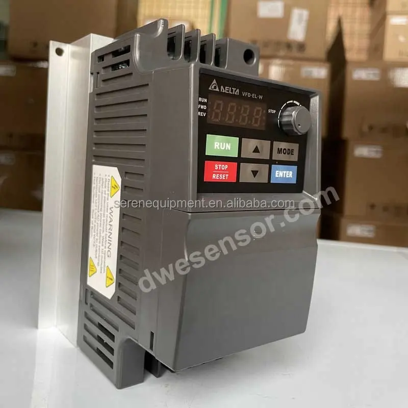 DELTA VFD inverter VFD-E seri VFD-EL inverter frekuensi Drive kompak kontrol vektor tanpa sensor