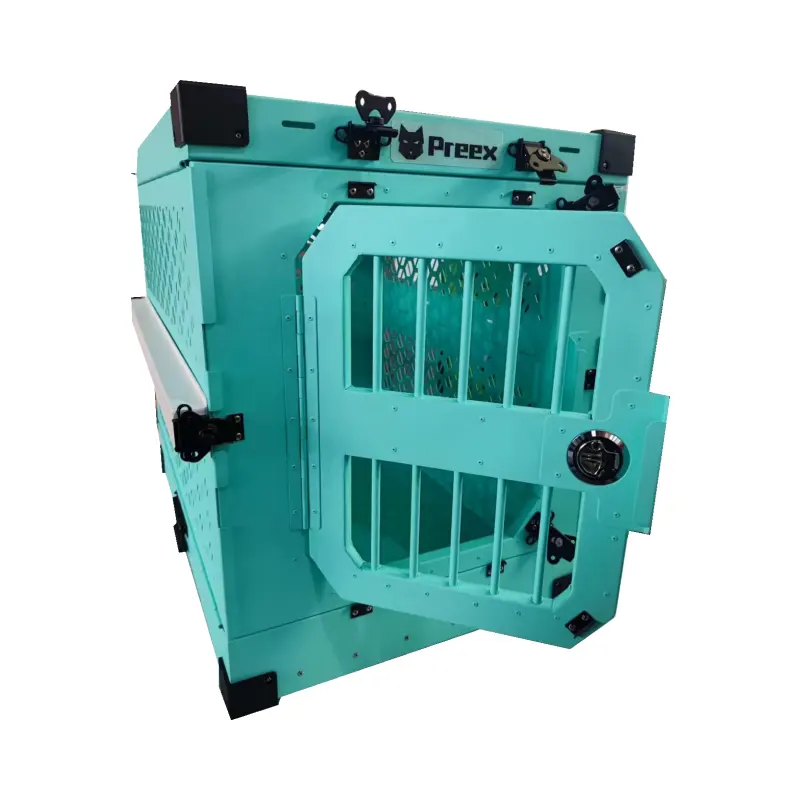 Переноска для домашних животных расширяемая собачья будка алюминиевая складная переносная клетка для домашних животных ящики для собак