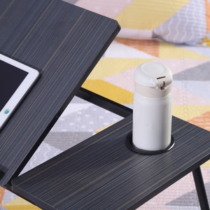 Mesa de ordenador portátil ajustable en ángulo multifunción, mesa de estudio, mesa de ordenador de madera para cama