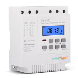 TM613 380V 16A tre fasi digitali 7 giorni programmabile relè Timer interruttore pompa acqua di scarico motore intelligente controllo del tempo - Product Image 2