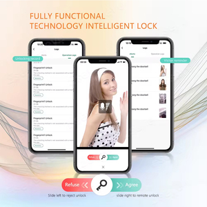 Tuya App Phone sblocco remoto wifi Smart Lock 3d riconoscimento del volto digitale blocco della porta con codice Nfc blocco della chiave di sicurezza - Product Image 3