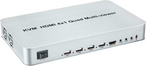 HDMI 4x1 quad çok izleyici anahtarı dikişsiz desteği 1080 p - Product Image 3