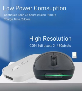 多機能2in1コードレスマウススキャナー1D2D QRコードリーダーワイヤレスバーコードスキャナー小売部門の痛みの店向け - Product Image 2