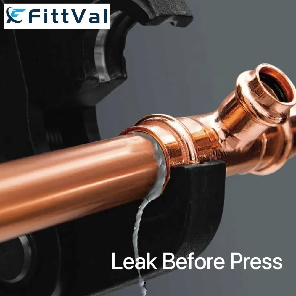 Fabrik-Maßanfertigung Klemmung Rohrstütze Kupfer V-Profil-Pressarmaturen für Wasser und Gas