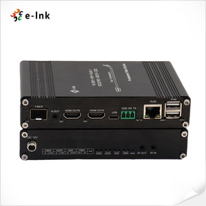 Extensor de fibra KVM multifuncional 4K 60Hz con Ethernet 10/100M, audio externo, IR y RS232 o RS485 - Product Image 3