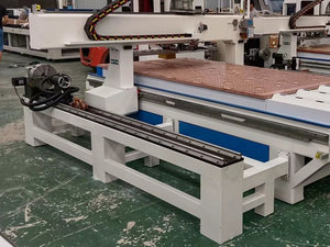 Enrutador de carpintería ATC 3D CNC con mesa giratoria de 4 ejes - Product Image 4