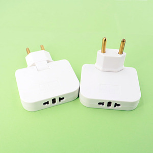 批发1到3路电源插座2针插头美国插头可旋转墙壁电源插座 - Product Image 4