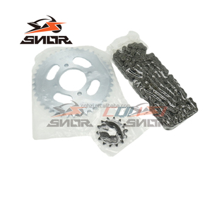 CNSNR良質<span class=keywords><strong>CG125</strong></span>モーターサイクルパーツ1045スチール亜鉛メッキカラー428-108L38T15Tモーターサイクルチェーンおよびスプロケットキット