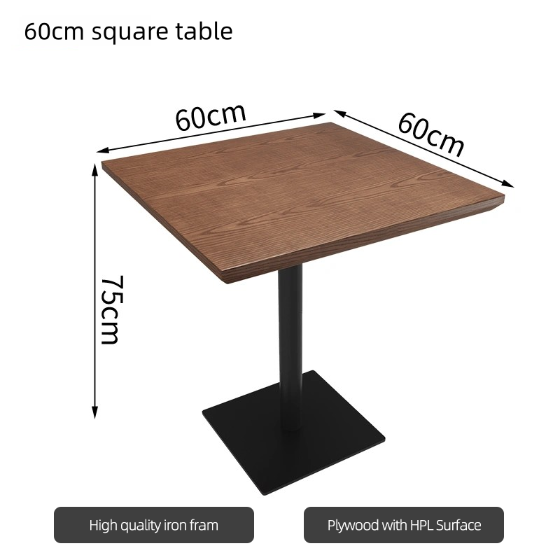 Mesa cuadrada de 60*60CM