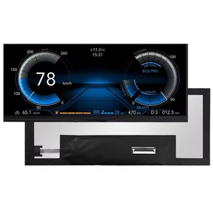Panel LCD compatible con varios coches de 12,3 "Mercado secundario Monitor LCD TFT Panel de instrumentos Lcd para coche