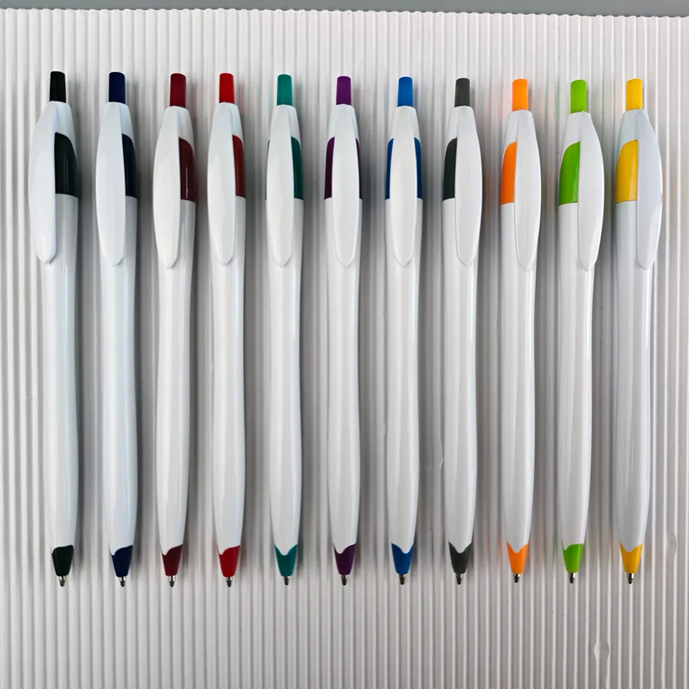 YF PEN auf Lager günstiger Plastik-Kugelschreiber individuelles Logo für Werbschule