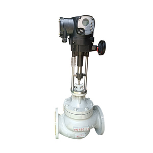Válvula reguladora de temperatura de la válvula de control de flujo de vapor de gas de aceite DN250 PN16 WCB - Product Image 5