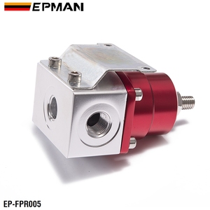 EPMAN ayarlanabilir yakıt basınç regülatörü FPR kiti + 0-160 psi yağ göstergesi + -6AN yağ hortumu hattı uydurma EP-FPR005