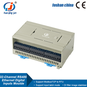 Huaqingjun 32-canale RS485 Ethernet modulo DI ingresso digitale acquisizione dati Modbus RTU/TCP DI modulo per PLC automazione - Product Image 2