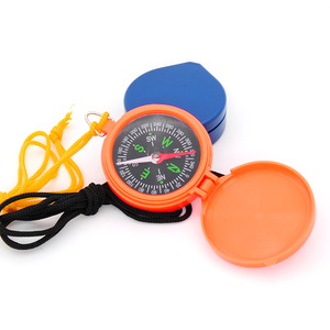 Mini Brújula de bolsillo de plástico colorido con cuerda para niños, regalo de navegación portátil para exteriores para senderismo y turismo - Product Image 3