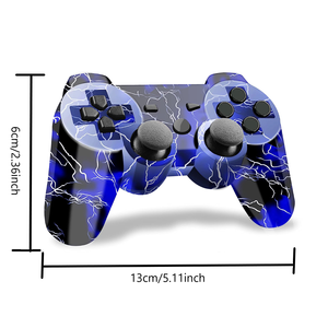 用于PS3和PC冲击振动控制器的可充电无线操纵杆游戏手柄，带P 3附件 - Product Image 6