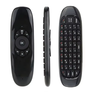 RCU 2,4G Mini USB Control remoto inalámbrico Oval Android Flying Mouse Mini teclado de doble cara C120 Air Fly Mouse - Product Image 1