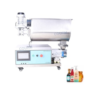 Small Horizontal CAM Rotor Pump <strong>Starch</strong> <strong>Paste</strong> Syrup Cream Quantitative Cream Filling <strong>Machine</strong>
