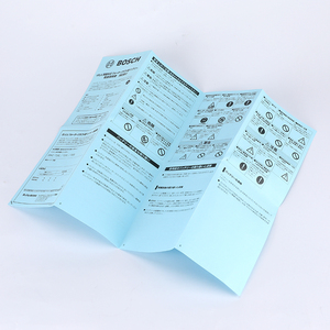 定制A5 A4打印纸服务折叠传单小册子目录彩色规格产品说明书 - Product Image 3