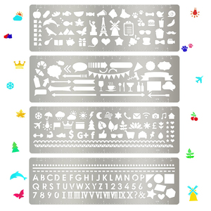 <strong>Custom</strong> Design Stainless Steel Metal Art Drawing Template <strong>Etching</strong> Metal <strong>Stencils</strong>