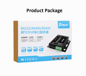 Dtech Hochwertiger serieller RS232-TCP-IP-Server Unterstützt OEM ODM Industrial POE-Seriell-Ethernet-Konverter - Product Image 6