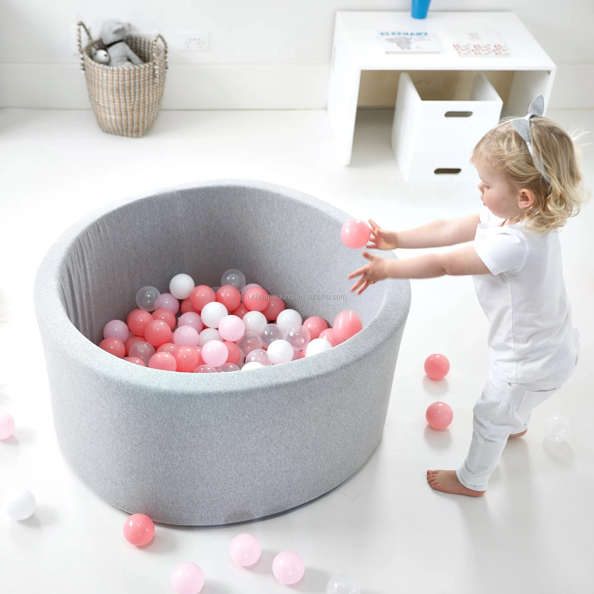 55 70 80MM En Plastique En Vrac Enfants Jouant Boules