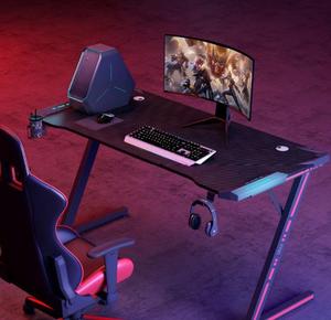 Mesa de juegos con pata en forma de Z para ordenador, mesa de juegos de net cafe, escritorio de casa, mesa de estudio, escritorio de escritura - Product Image 2