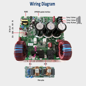 Scheda Controller PCBA per Inverter personalizzabile con motore a pompa di calore con uscita singola a corrente alternata 50/60Hz - Product Image 6