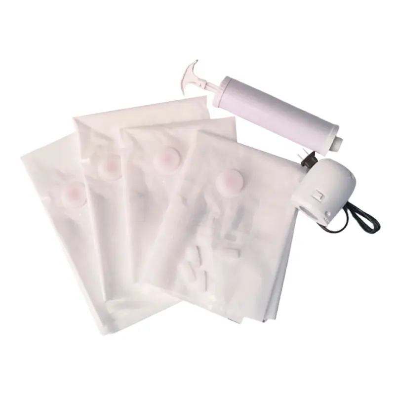 真空収納バッグ圧縮防塵真空収納バッグ衣類包装用手動ポンプ真空バッグで使用
