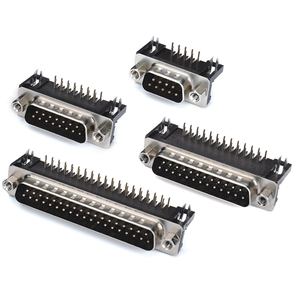 D-SUB 9p Nam góc phải 8.08mm cho PCB, Dr 9pin, DB 9p Nam R/A - Product Image 2