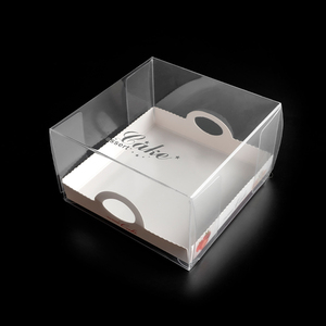 Tùy Chỉnh Có Thể Gập Lại Rõ Ràng Vuông Pet Vinyl Món Quà Giáng Sinh Nhựa Thực Phẩm Hộp Bao Bì Trong Suốt Acetate Nhỏ Rõ Ràng Hộp Nhựa - Product Image 3