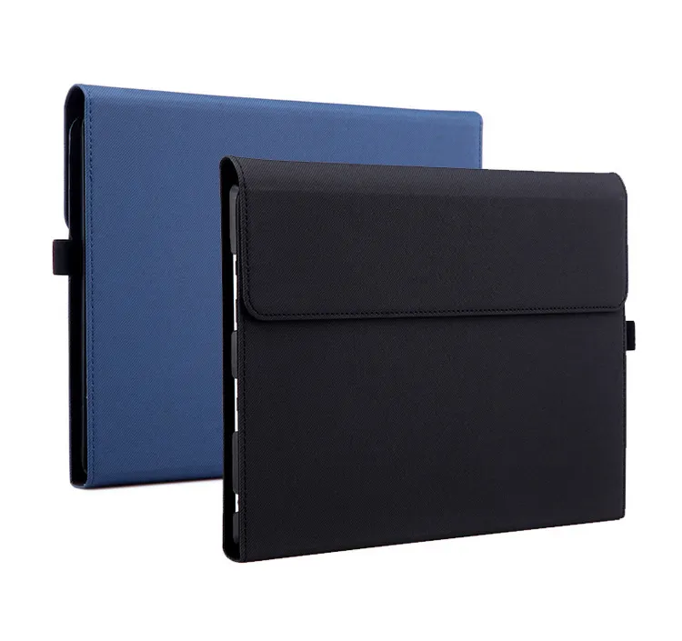 12.3 Inch Case Voor Surface Pro 4/5/6 Flip Folio Cover Populaire Luxe Lederen Stand Met Een Magnetische Band