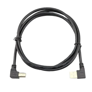 OEM工厂USB 2.0型公b型公1m 2m l形快速充电数据线手机车载摄像头90度右 - Product Image 1
