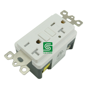 מקשי דופלקס 15 א 125v עם בדיקה עצמית, כיסוי בטיחות חשמלי לשימוש ביתי