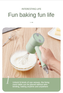 Hand Mixer 3 Speed Handheld Garlic Meat Food Chopper 3in1 Hand Mixer Electric Crusher Usb Mini Food Chopper Blender Mixer - Product Image 5