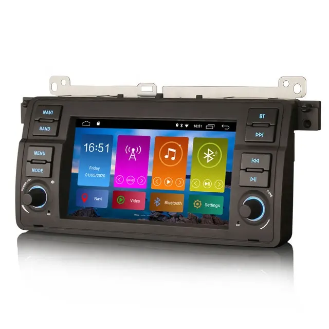 Erisin ES3146B 7 "Android Auto Radio Voor Bmw E46 M3 Rover 75 Dsp Carplay Dab + Tpms Obd Gps navigatie