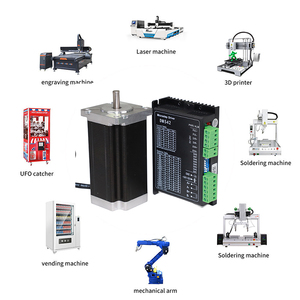 Motore passo-passo NEMA 24 60mm corpo 112mm lunghezza ad anello aperto 1.8 ° 3.8N.m ad alta coppia <span class=keywords><strong>4</strong></span>-piombo per macchina CNC - Product Image 5