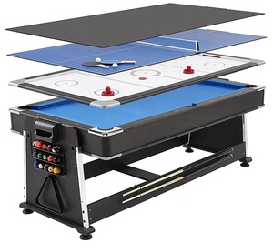 4 in 1 <strong>Multi</strong> <strong>Game</strong> Rotating <strong>Functional</strong> Billiard Pool <strong>Table</strong> 7ft <strong>with</strong> air Hockey <strong>Table</strong> Tennis Dining <strong>Table</strong> - Product Image 4