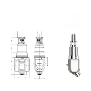Portal CNC işleme yüksek hız YSMV-5030-BF6K CNC işleme makinesi 5 eksen portal işleme merkezi Metal işleme - Product Image 3